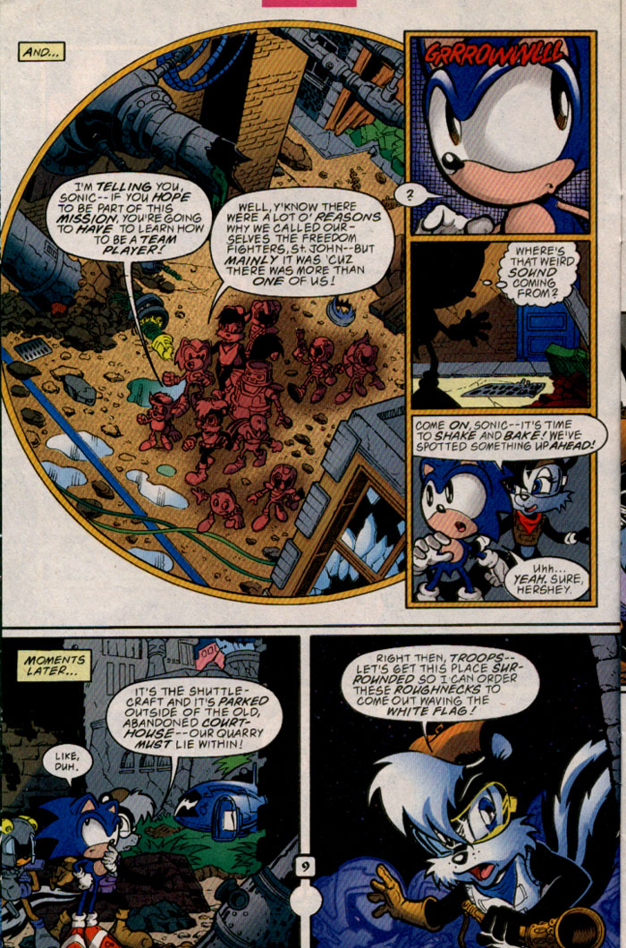 Sonic - Archie Adventure Series May 1999 Page 9